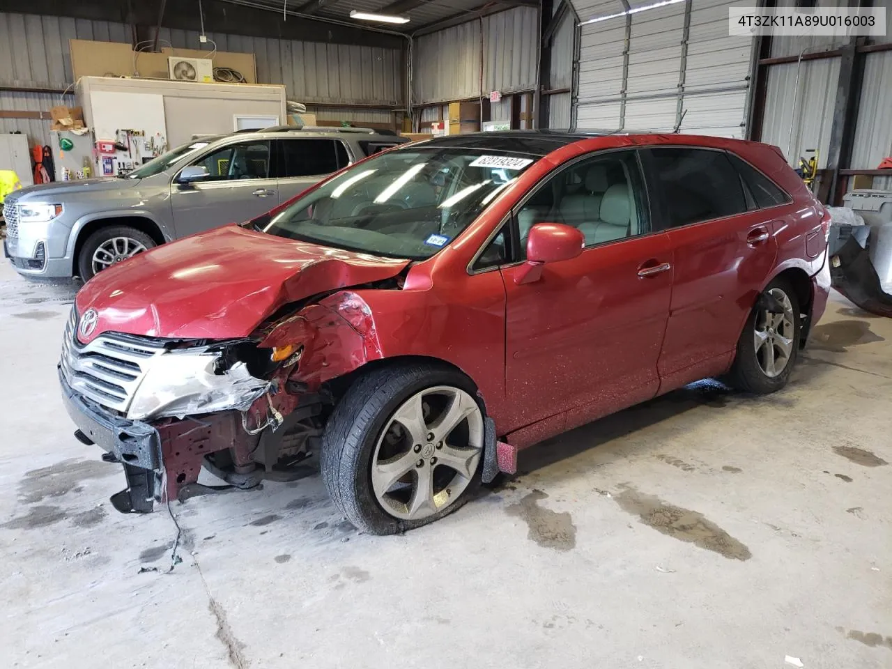 2009 Toyota Venza VIN: 4T3ZK11A89U016003 Lot: 62319324