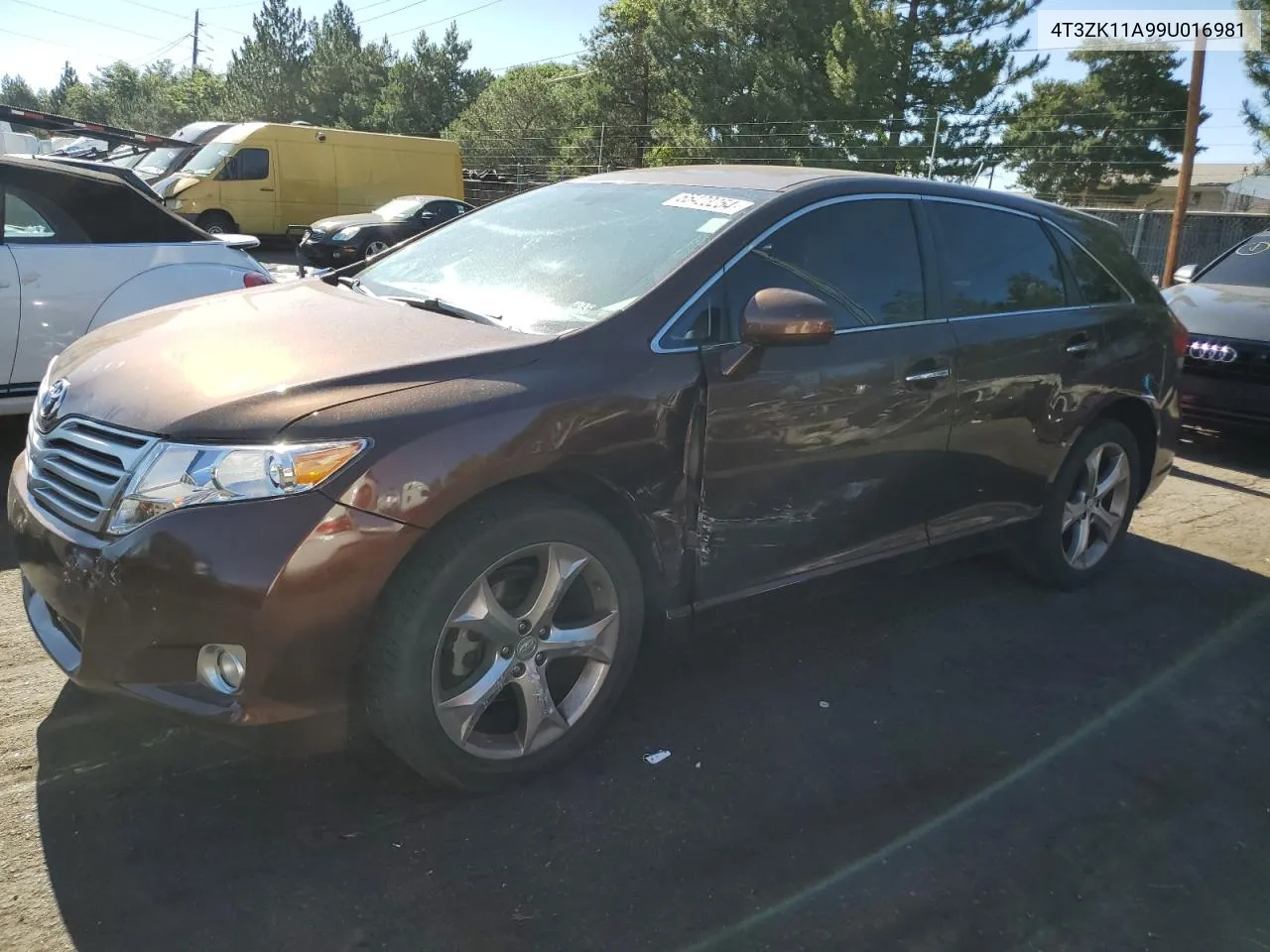 2009 Toyota Venza VIN: 4T3ZK11A99U016981 Lot: 71230234