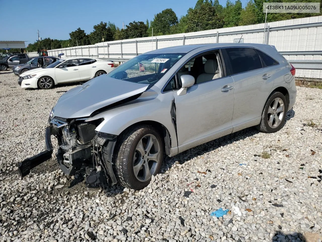 2009 Toyota Venza VIN: 4T3BK11A09U005076 Lot: 71825404