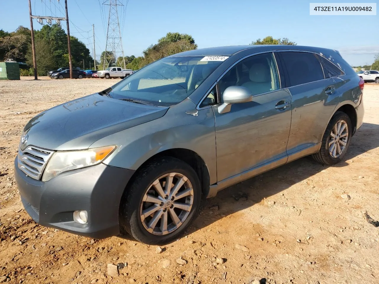 2009 Toyota Venza VIN: 4T3ZE11A19U009482 Lot: 72453574