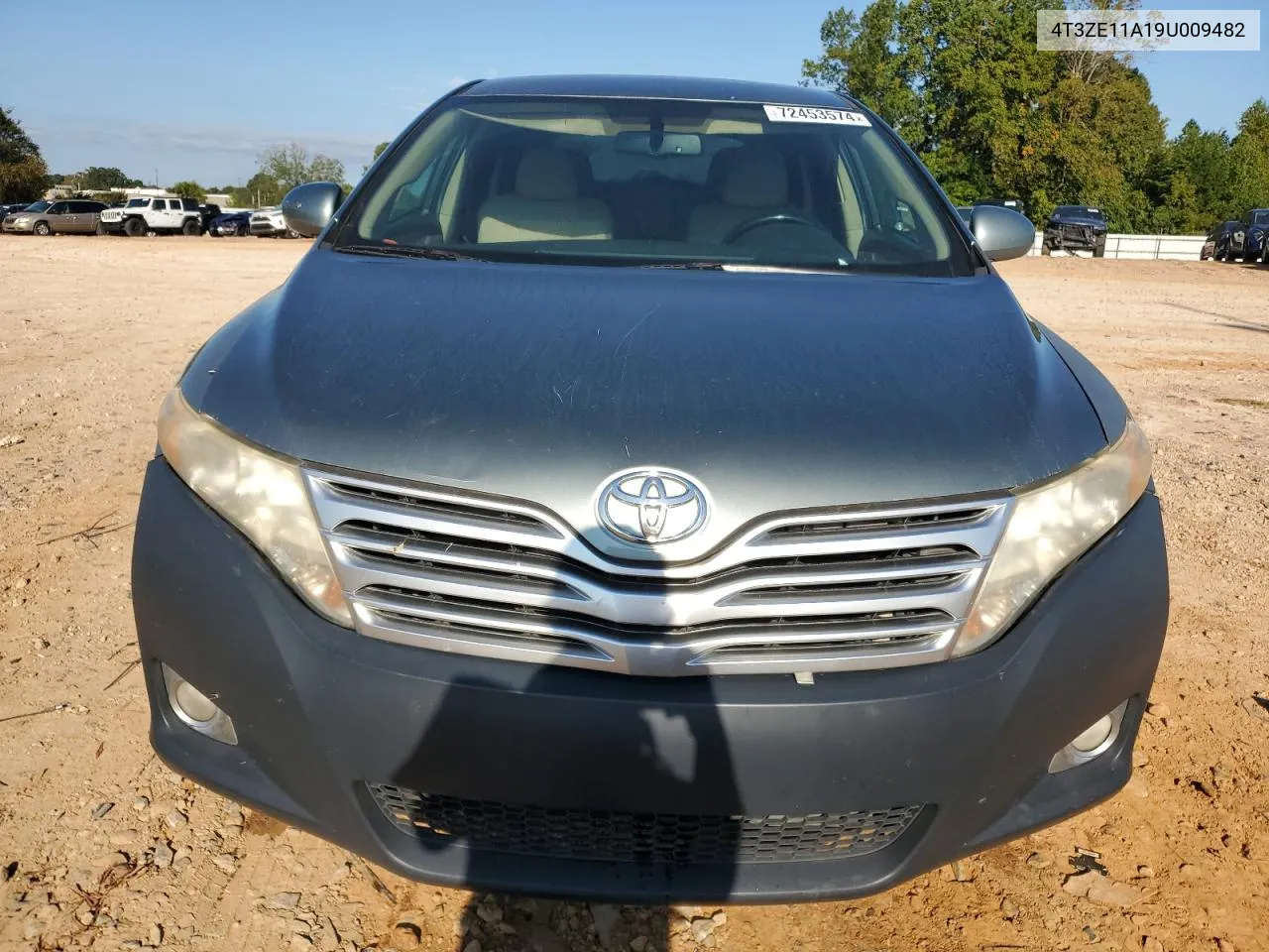 2009 Toyota Venza VIN: 4T3ZE11A19U009482 Lot: 72453574