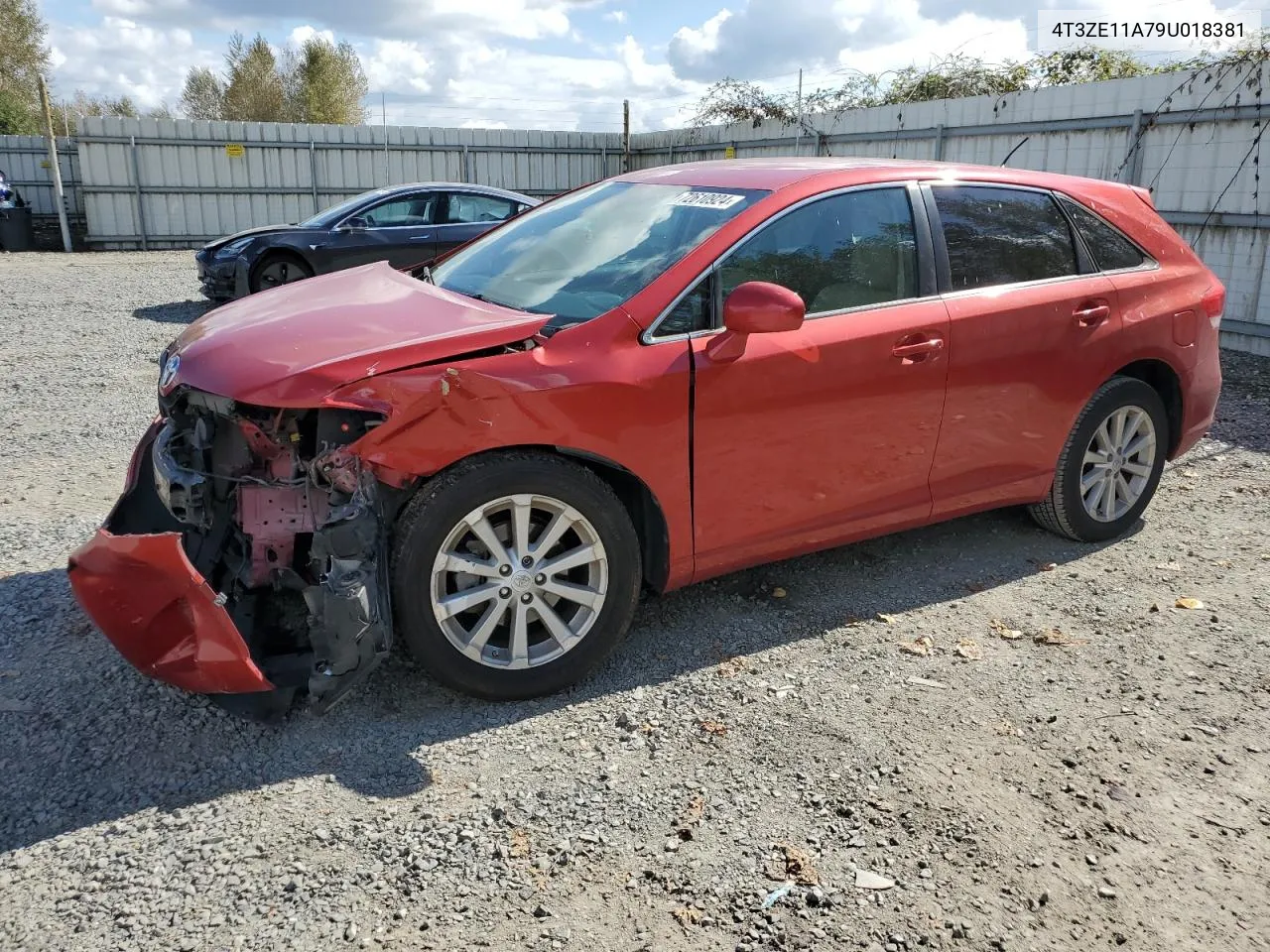 2009 Toyota Venza VIN: 4T3ZE11A79U018381 Lot: 72610924