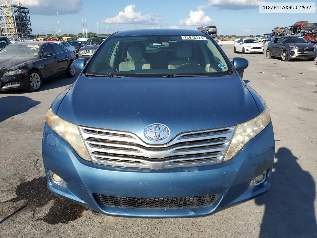 2009 Toyota Venza VIN: 4T3ZE11AX9U012932 Lot: 72948374