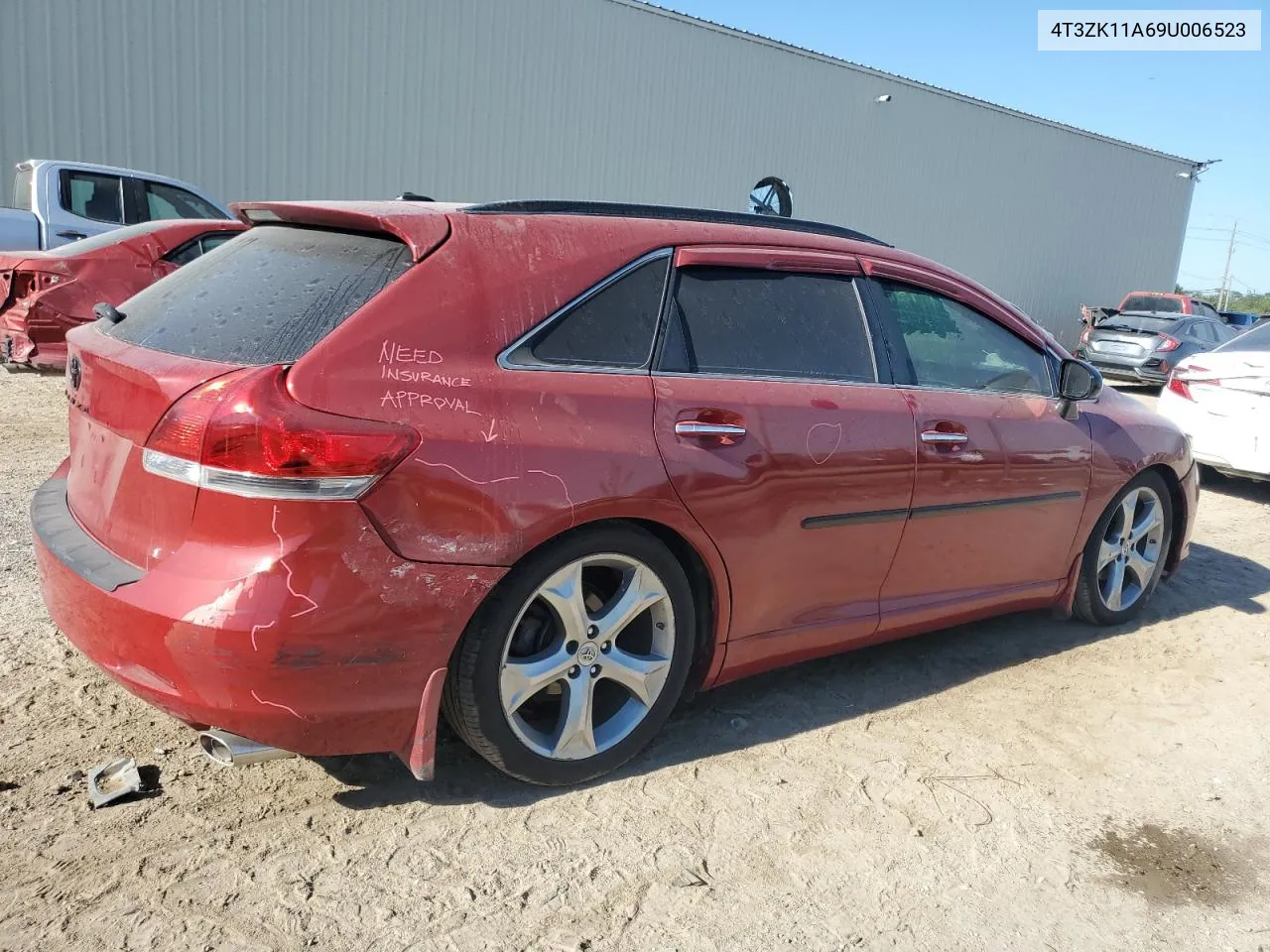 2009 Toyota Venza VIN: 4T3ZK11A69U006523 Lot: 72991454