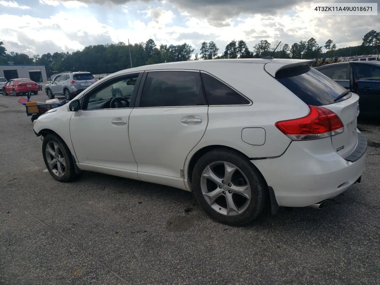 2009 Toyota Venza VIN: 4T3ZK11A49U018671 Lot: 74266214