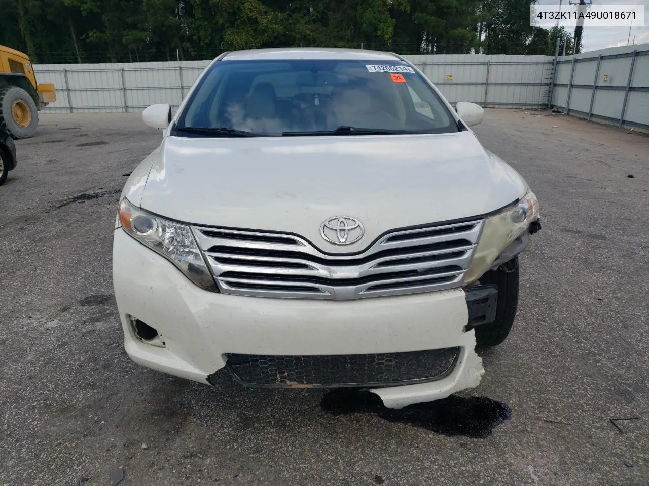 2009 Toyota Venza VIN: 4T3ZK11A49U018671 Lot: 74266214