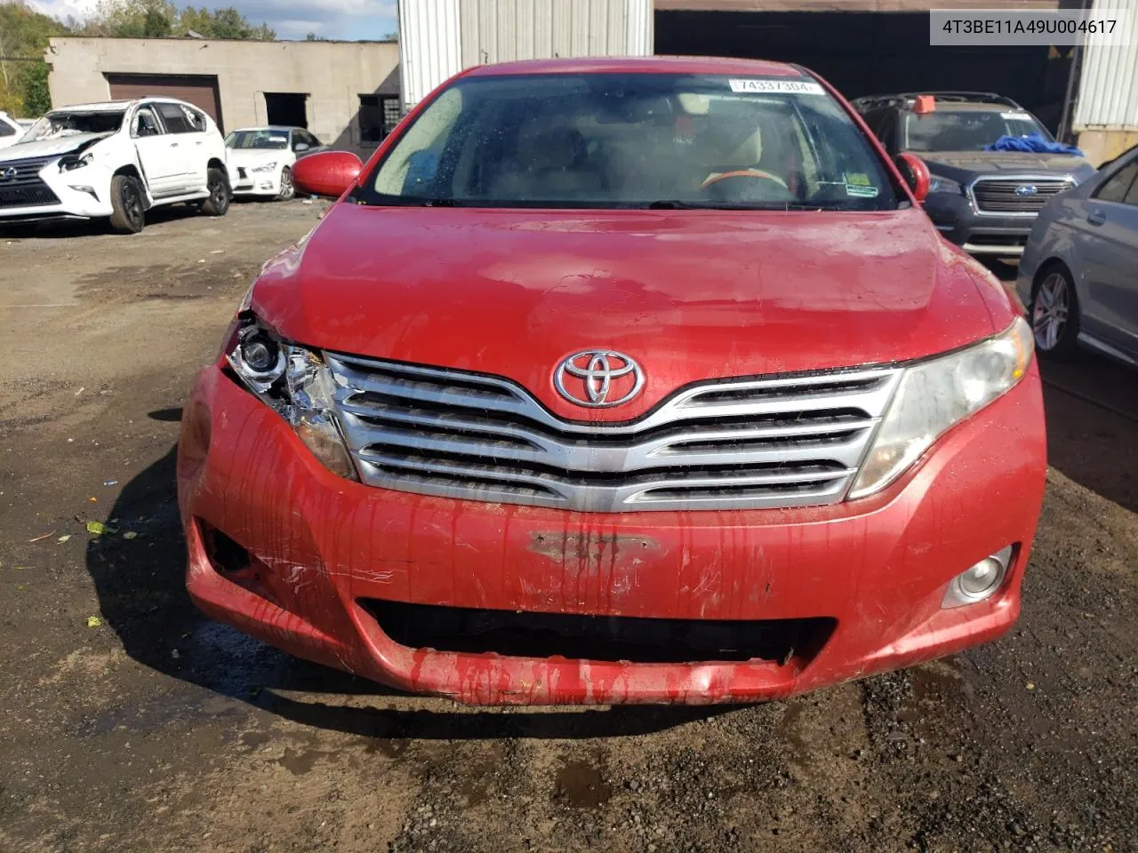 2009 Toyota Venza VIN: 4T3BE11A49U004617 Lot: 74337304