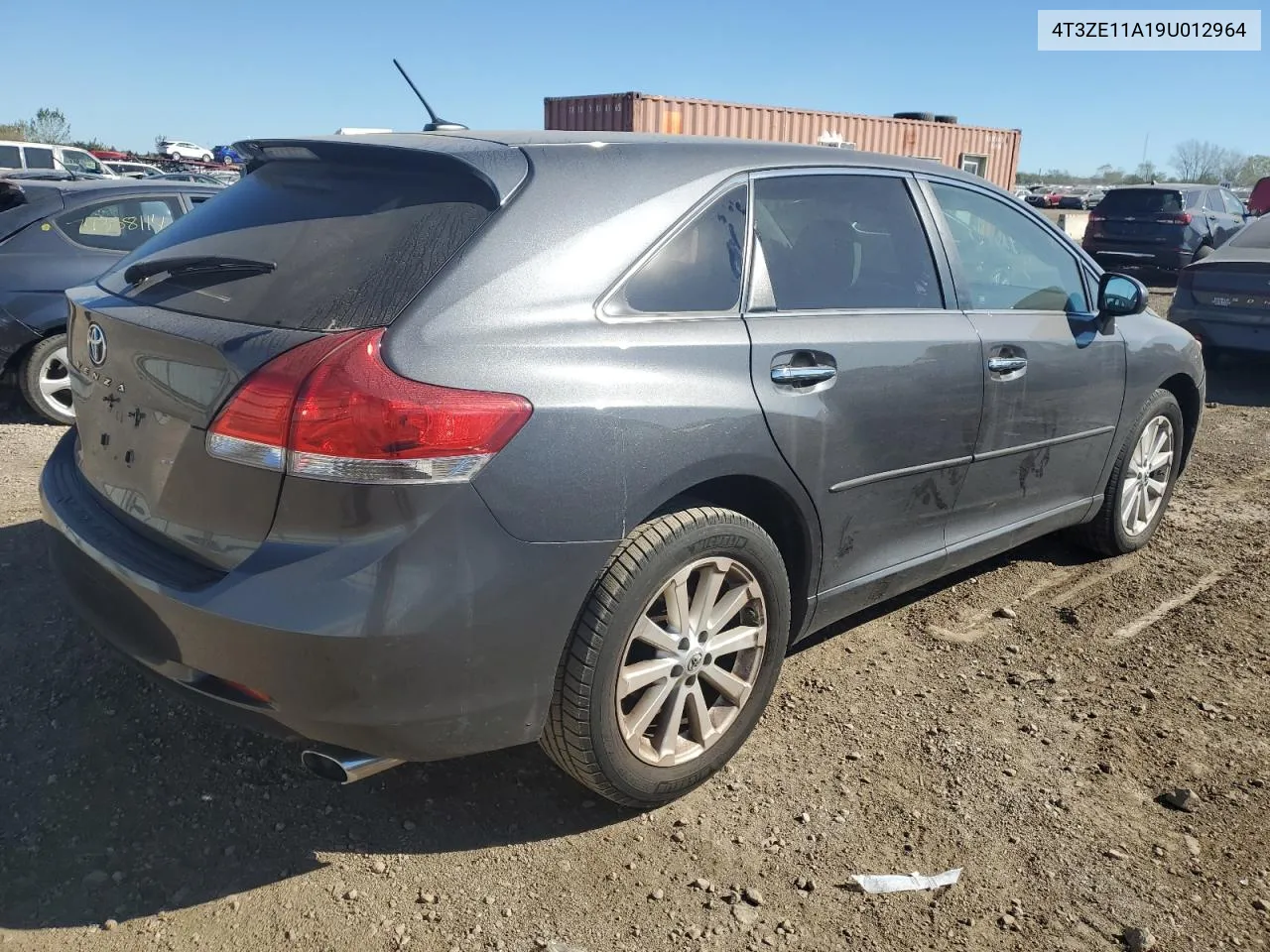 2009 Toyota Venza VIN: 4T3ZE11A19U012964 Lot: 74526684