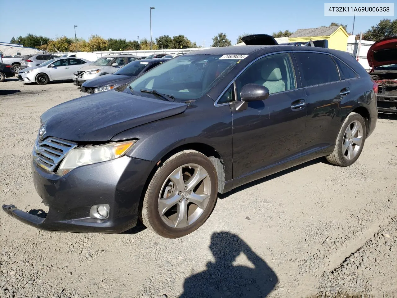 2009 Toyota Venza VIN: 4T3ZK11A69U006358 Lot: 74809534