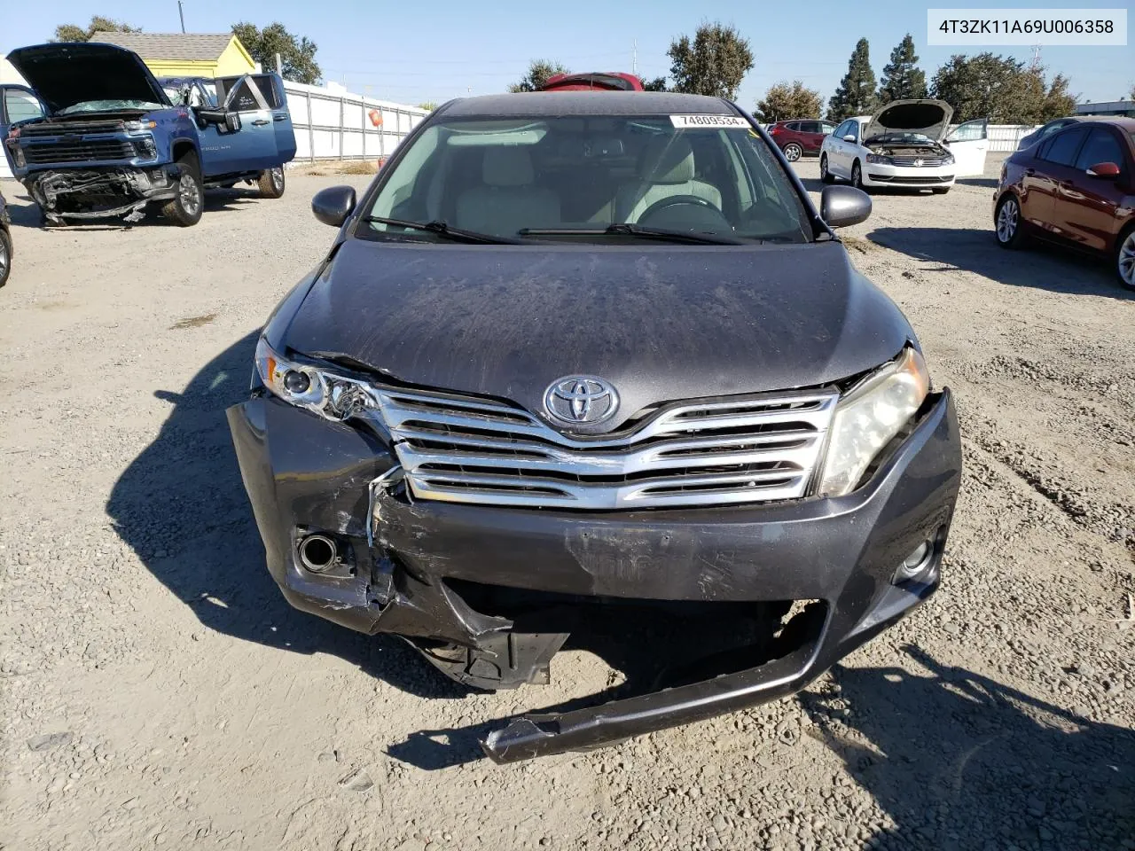 2009 Toyota Venza VIN: 4T3ZK11A69U006358 Lot: 74809534