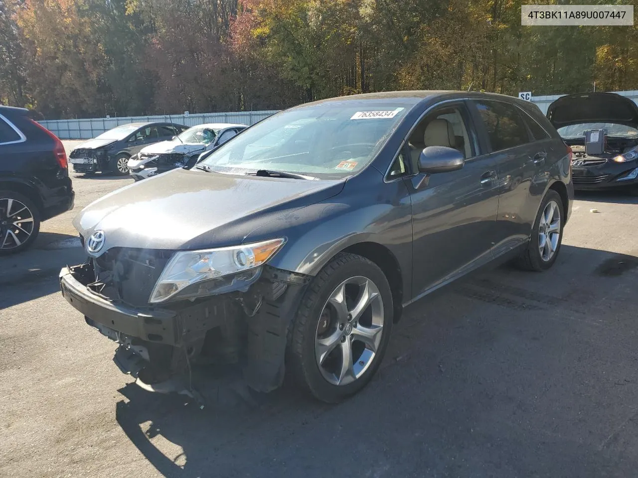 2009 Toyota Venza VIN: 4T3BK11A89U007447 Lot: 76358434