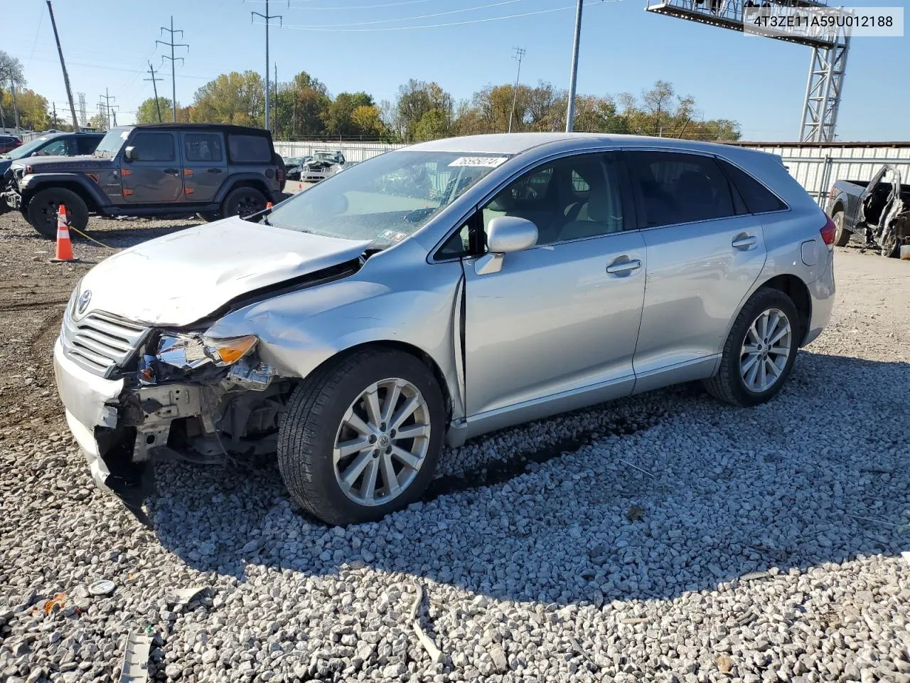 2009 Toyota Venza VIN: 4T3ZE11A59U012188 Lot: 76595074