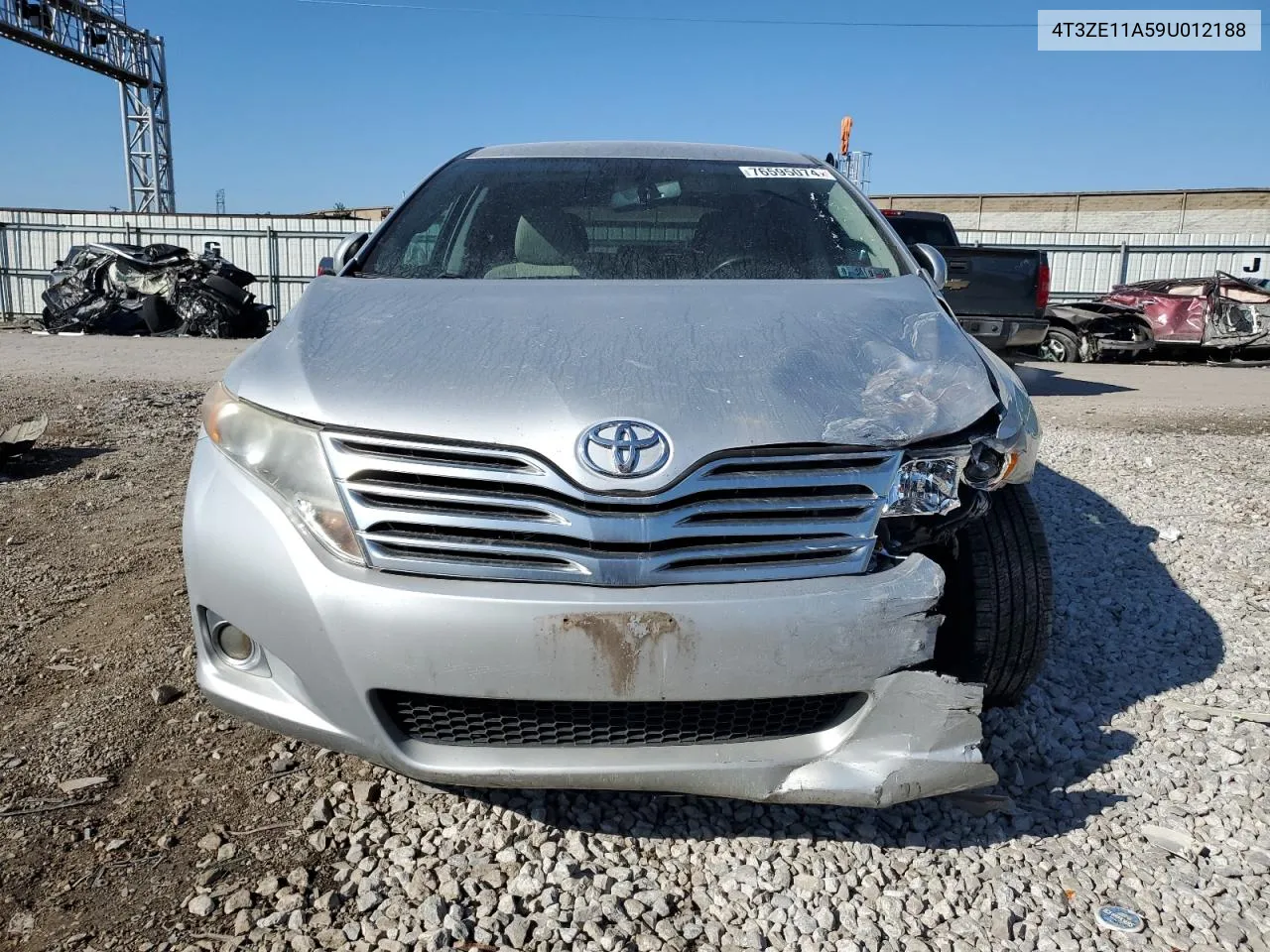 2009 Toyota Venza VIN: 4T3ZE11A59U012188 Lot: 76595074