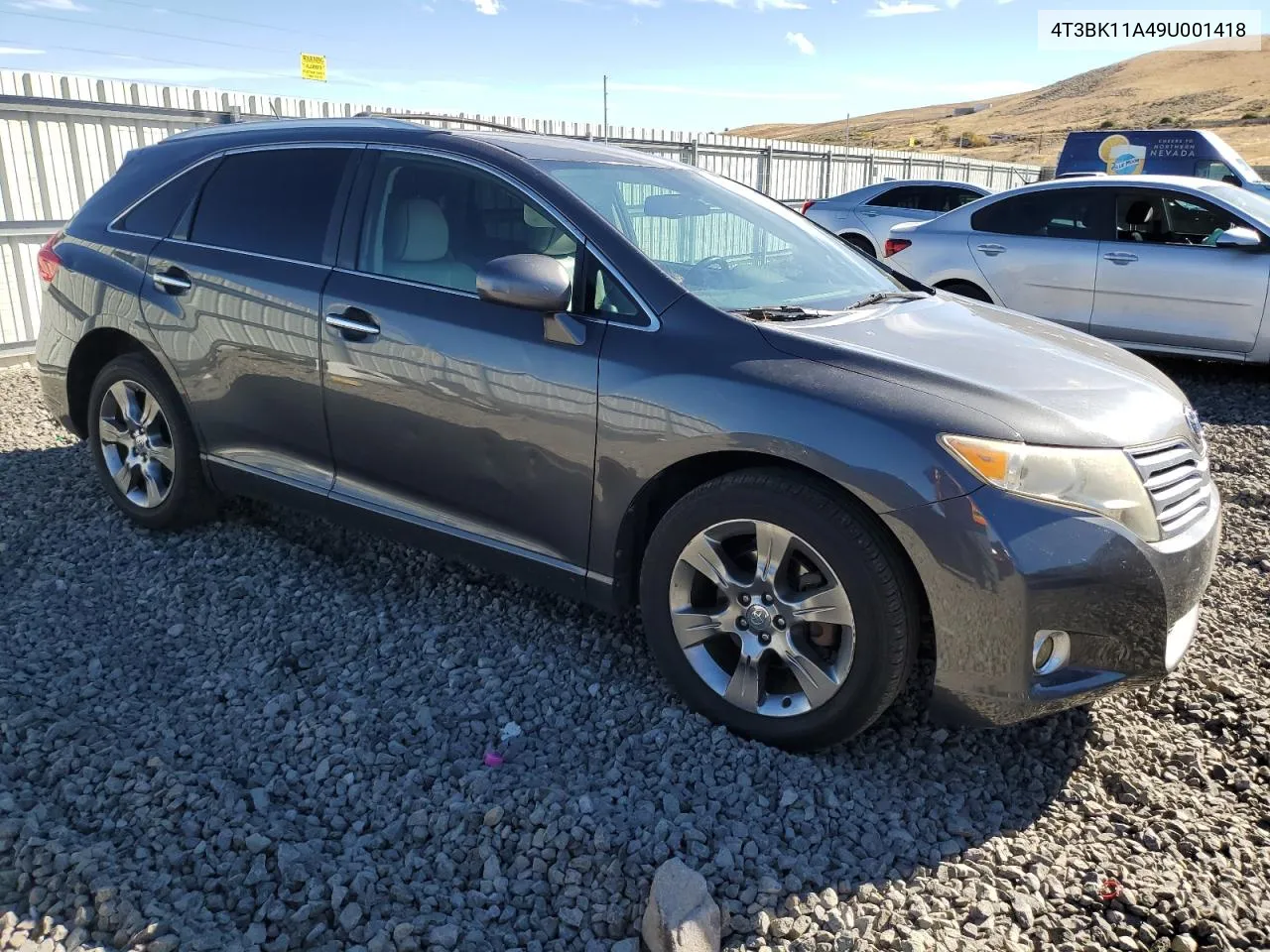 2009 Toyota Venza VIN: 4T3BK11A49U001418 Lot: 77029854