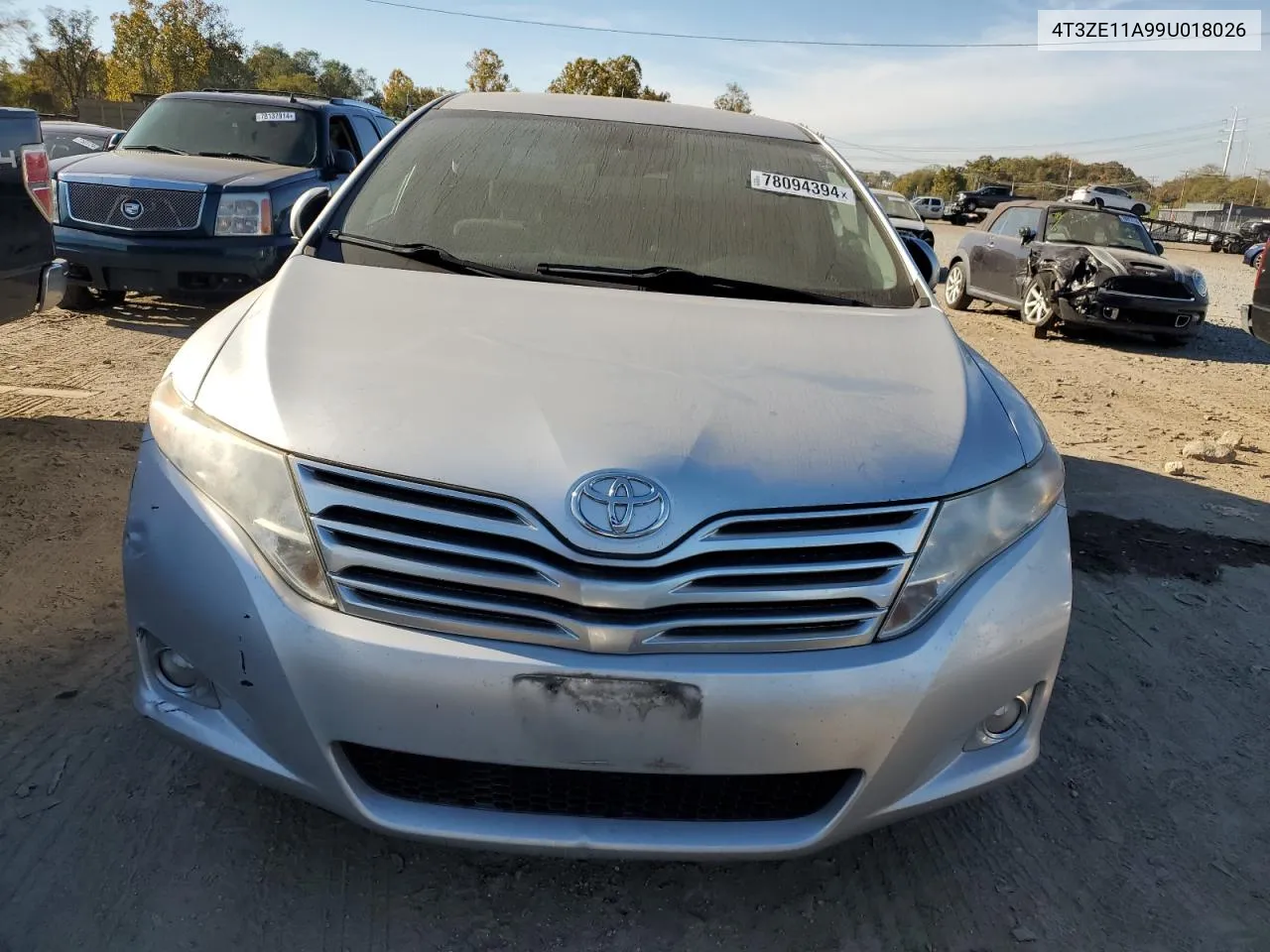 2009 Toyota Venza VIN: 4T3ZE11A99U018026 Lot: 78094394