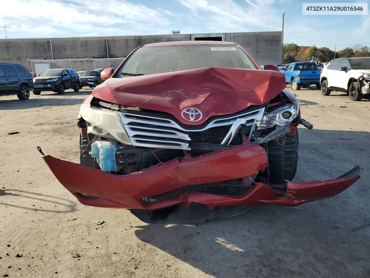 2009 Toyota Venza VIN: 4T3ZK11A29U016546 Lot: 78833284