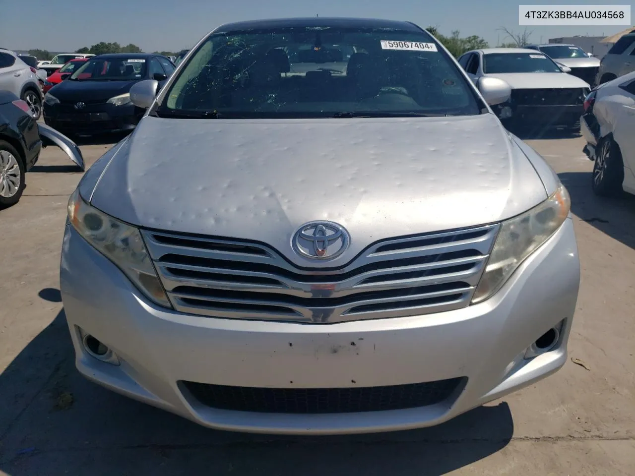 2010 Toyota Venza VIN: 4T3ZK3BB4AU034568 Lot: 59067404