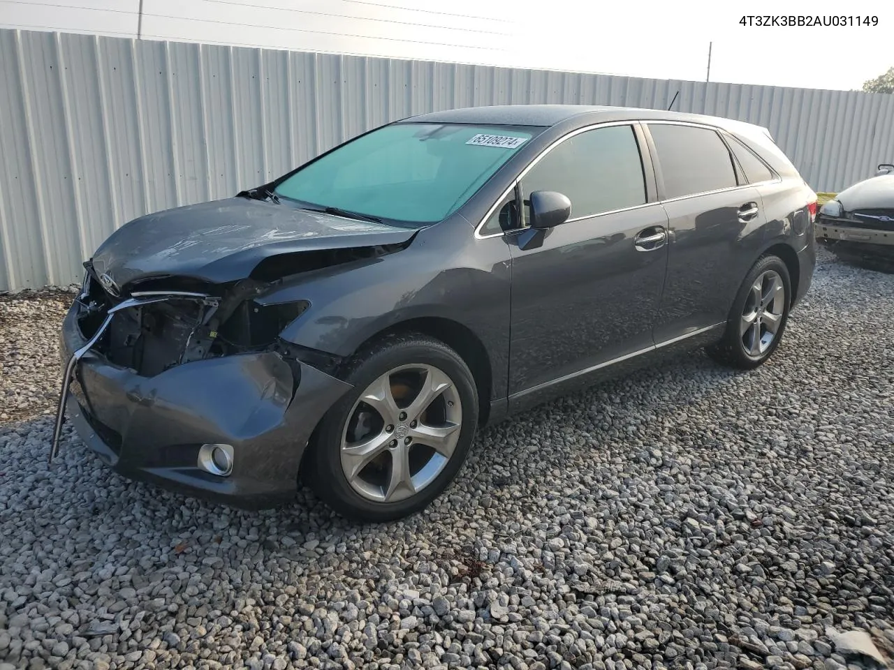 2010 Toyota Venza VIN: 4T3ZK3BB2AU031149 Lot: 65109274