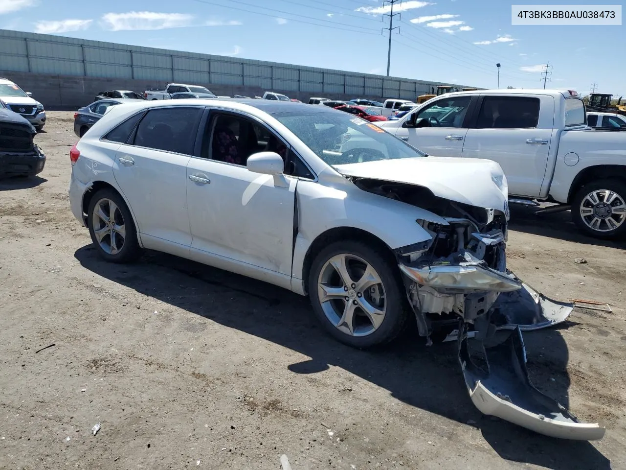 2010 Toyota Venza VIN: 4T3BK3BB0AU038473 Lot: 67805134