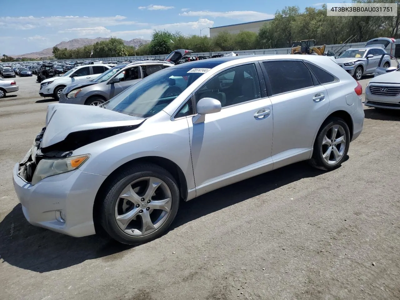 4T3BK3BB0AU031751 2010 Toyota Venza