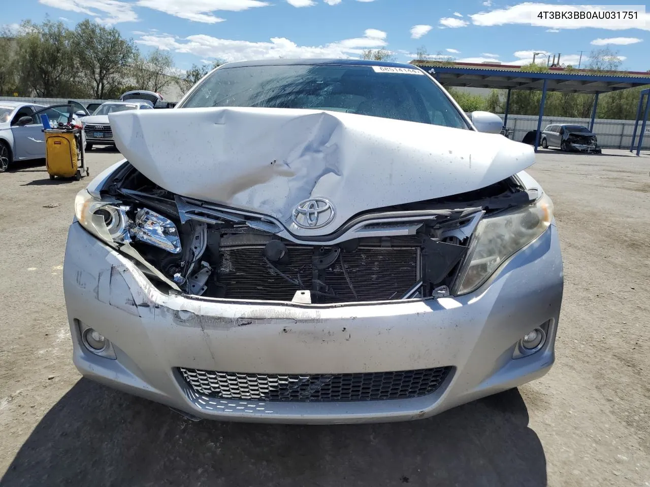 2010 Toyota Venza VIN: 4T3BK3BB0AU031751 Lot: 68514144