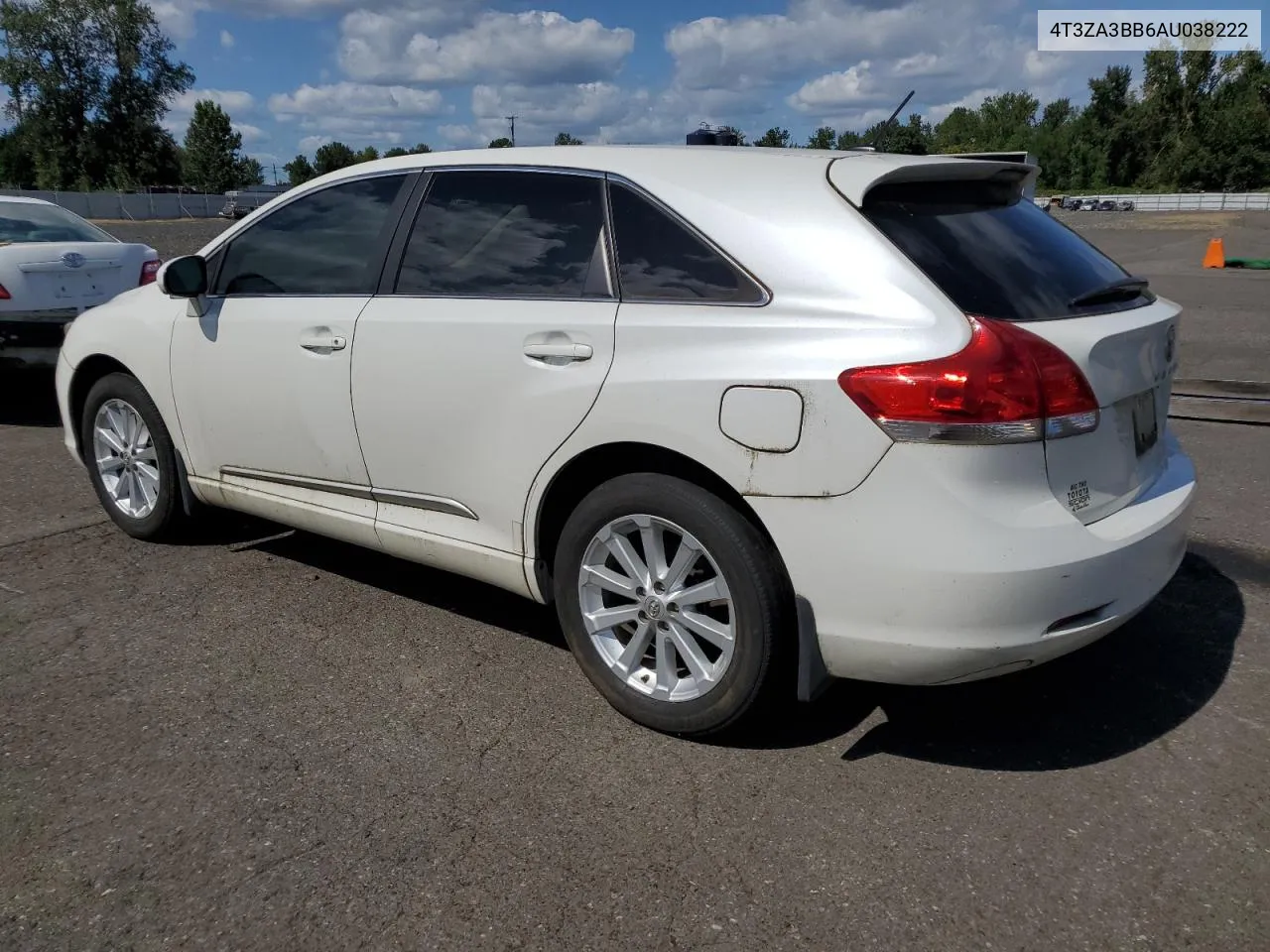 2010 Toyota Venza VIN: 4T3ZA3BB6AU038222 Lot: 68765174