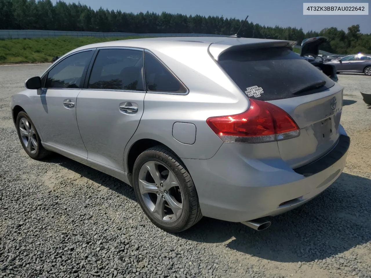 4T3ZK3BB7AU022642 2010 Toyota Venza