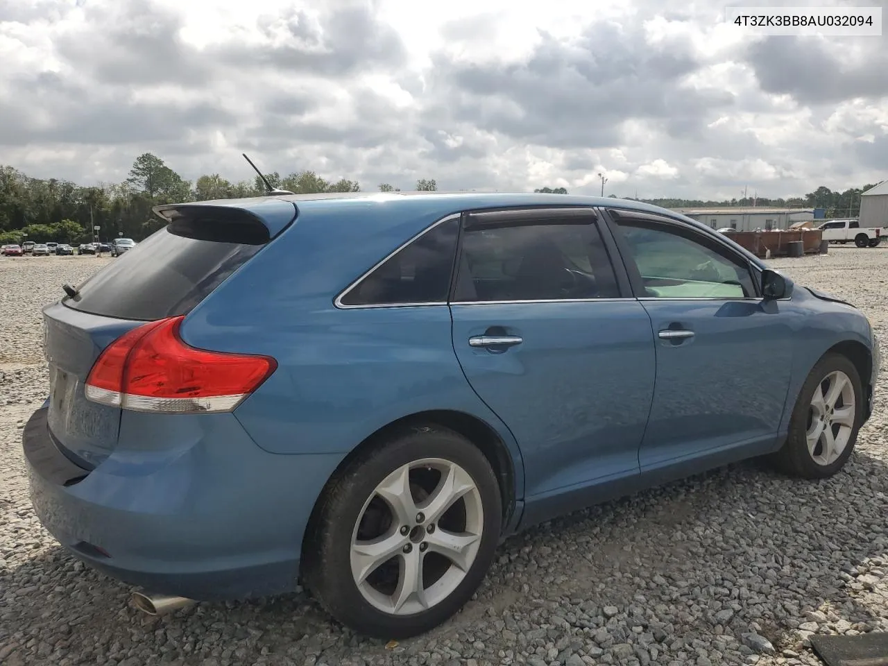 2010 Toyota Venza VIN: 4T3ZK3BB8AU032094 Lot: 71189744