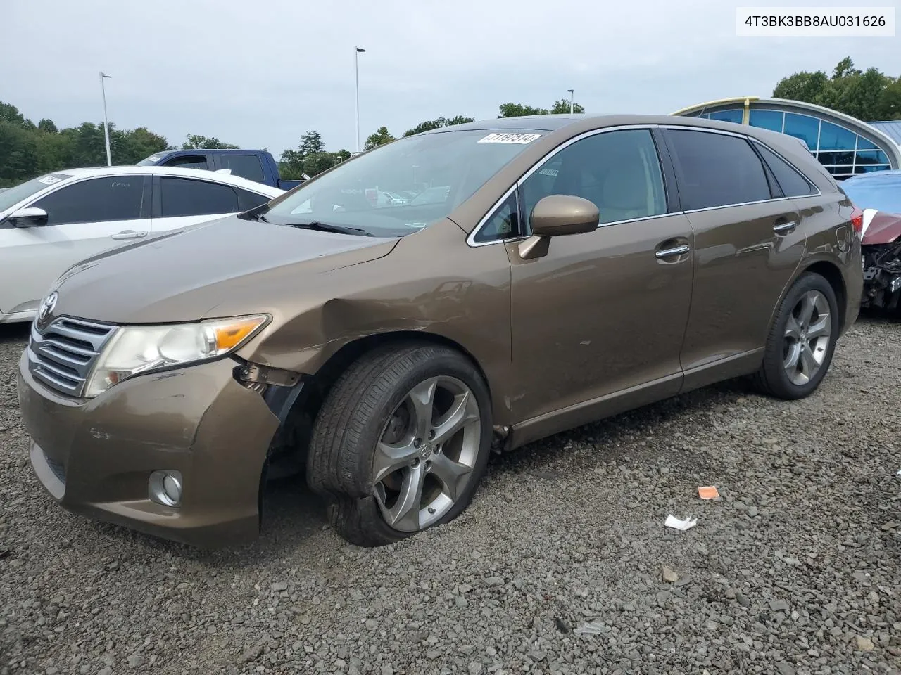 2010 Toyota Venza VIN: 4T3BK3BB8AU031626 Lot: 71197514