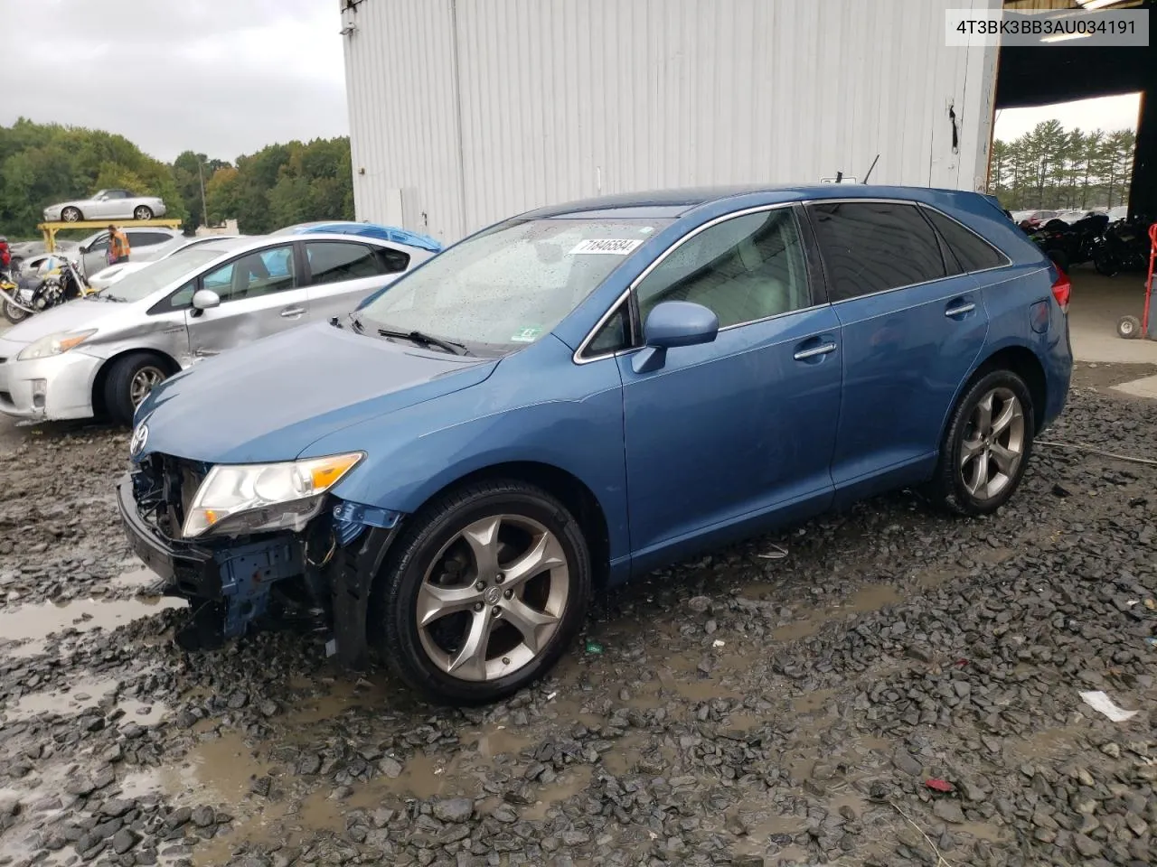 2010 Toyota Venza VIN: 4T3BK3BB3AU034191 Lot: 71846584