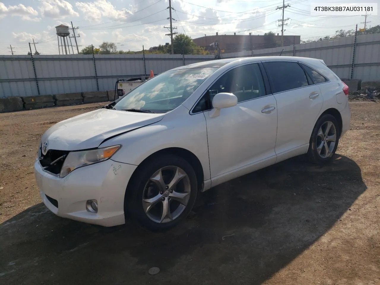 2010 Toyota Venza VIN: 4T3BK3BB7AU031181 Lot: 72400444