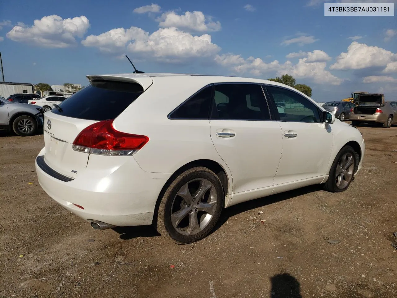 2010 Toyota Venza VIN: 4T3BK3BB7AU031181 Lot: 72400444