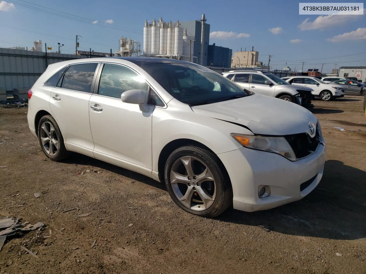 2010 Toyota Venza VIN: 4T3BK3BB7AU031181 Lot: 72400444