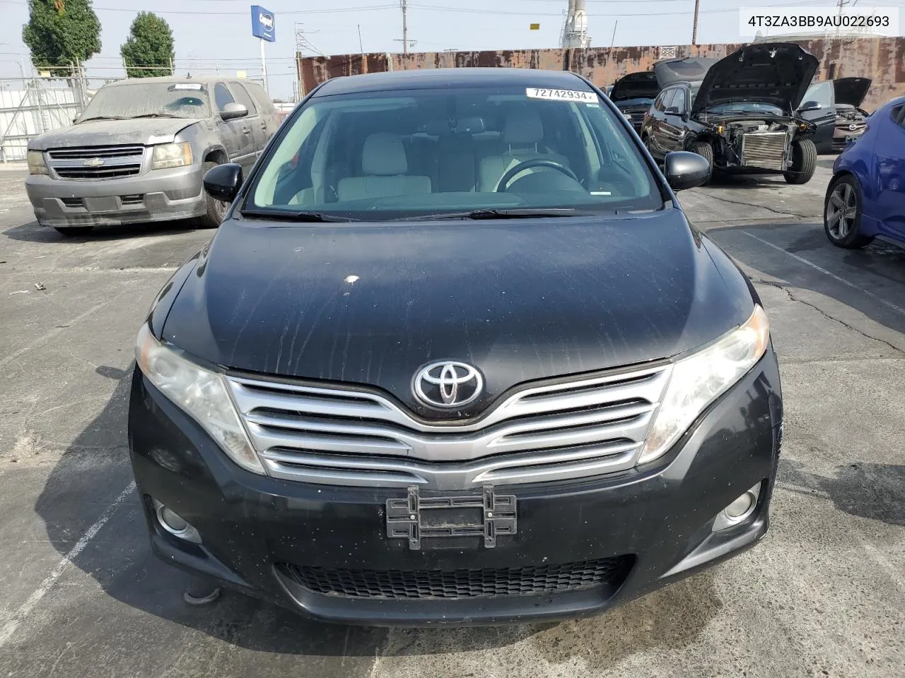 2010 Toyota Venza VIN: 4T3ZA3BB9AU022693 Lot: 72742934