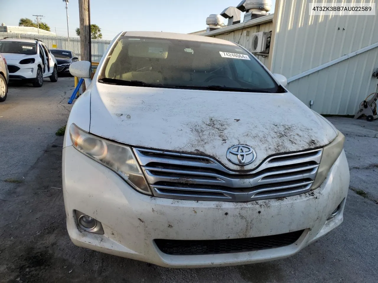 2010 Toyota Venza VIN: 4T3ZK3BB7AU022589 Lot: 74248064