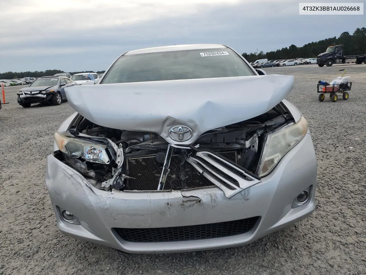 2010 Toyota Venza VIN: 4T3ZK3BB1AU026668 Lot: 75292434