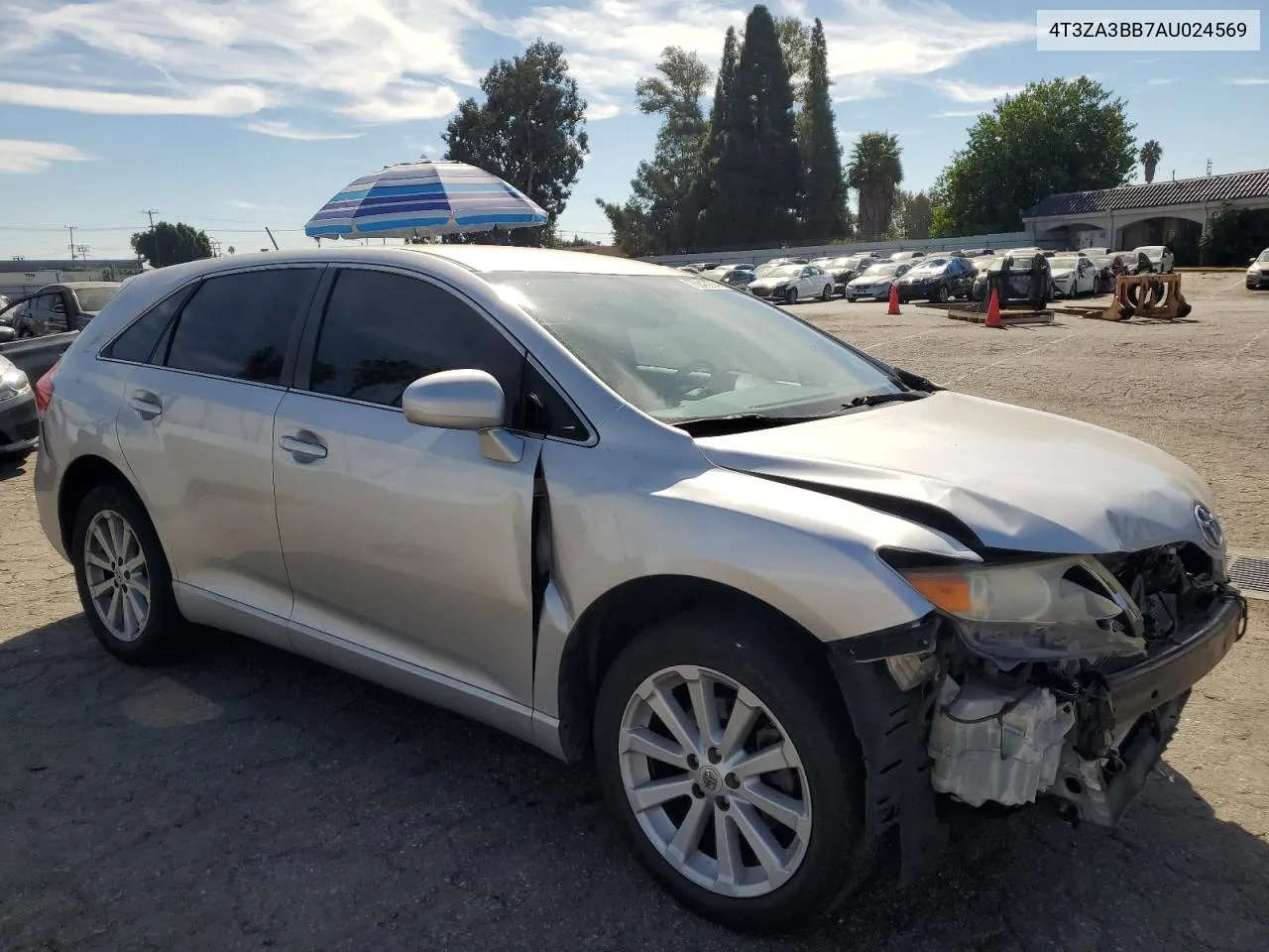 2010 Toyota Venza VIN: 4T3ZA3BB7AU024569 Lot: 75348274