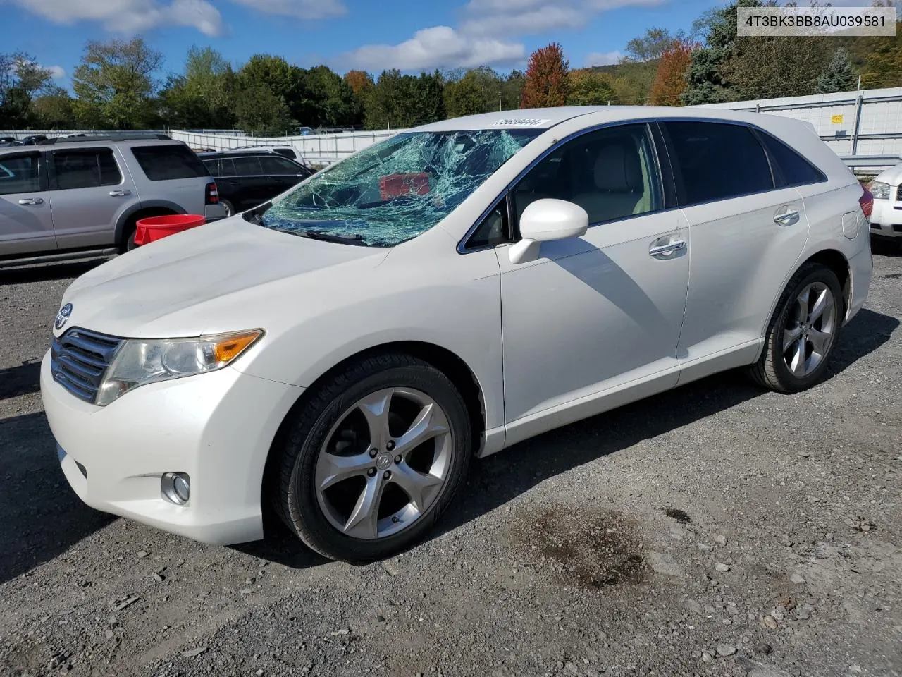 2010 Toyota Venza VIN: 4T3BK3BB8AU039581 Lot: 75659444