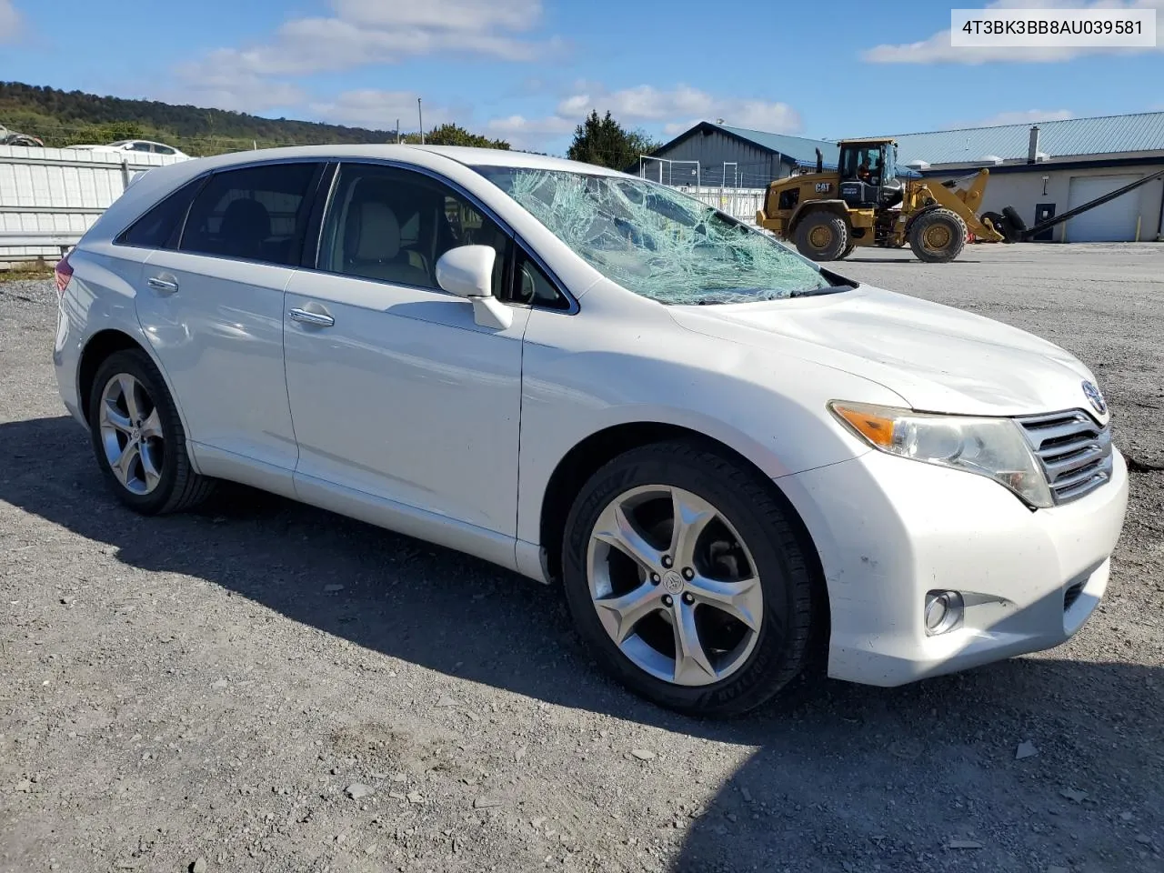 2010 Toyota Venza VIN: 4T3BK3BB8AU039581 Lot: 75659444