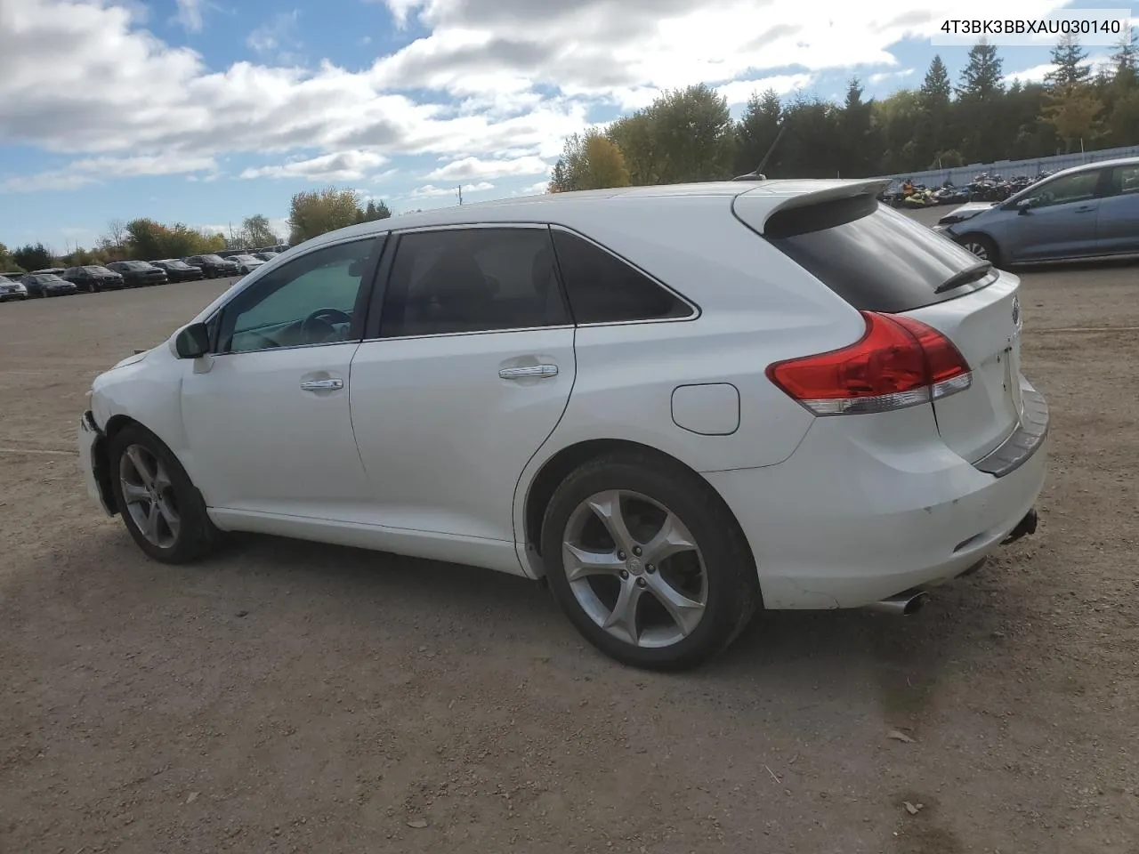 2010 Toyota Venza VIN: 4T3BK3BBXAU030140 Lot: 76010254