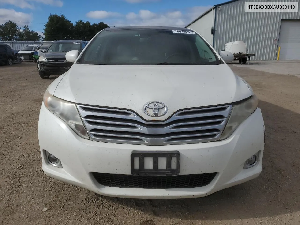 2010 Toyota Venza VIN: 4T3BK3BBXAU030140 Lot: 76010254