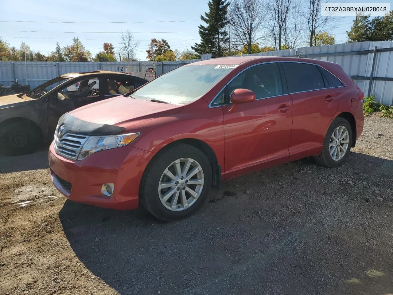 2010 Toyota Venza VIN: 4T3ZA3BBXAU028048 Lot: 76048804