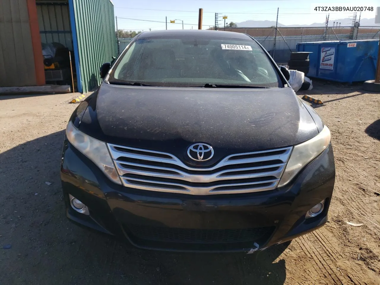 2010 Toyota Venza VIN: 4T3ZA3BB9AU020748 Lot: 76055374