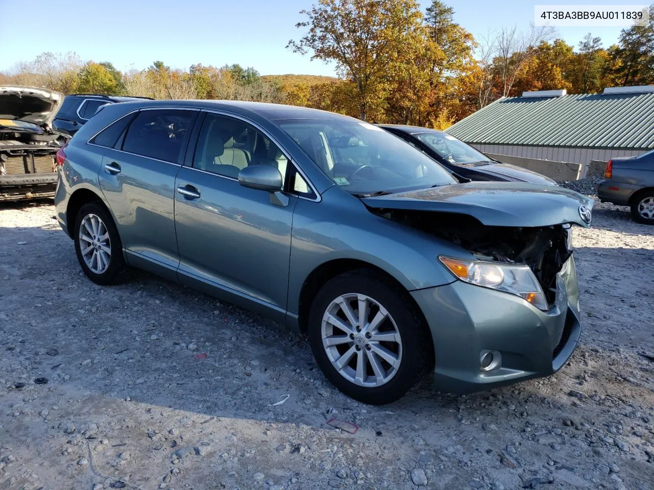 2010 Toyota Venza VIN: 4T3BA3BB9AU011839 Lot: 76563244