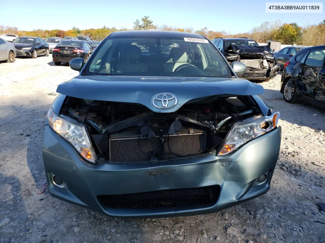 2010 Toyota Venza VIN: 4T3BA3BB9AU011839 Lot: 76563244