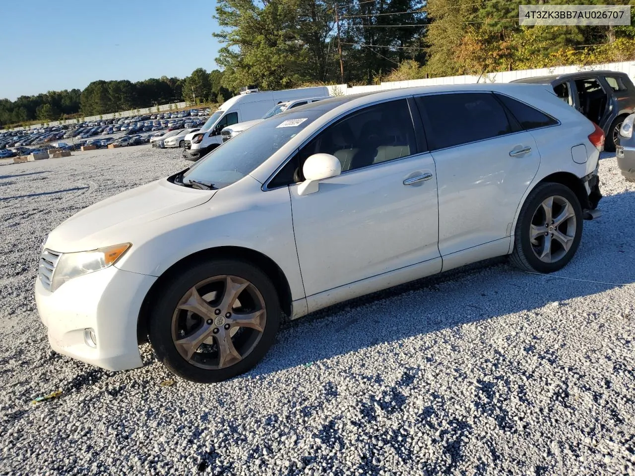 2010 Toyota Venza VIN: 4T3ZK3BB7AU026707 Lot: 77209394