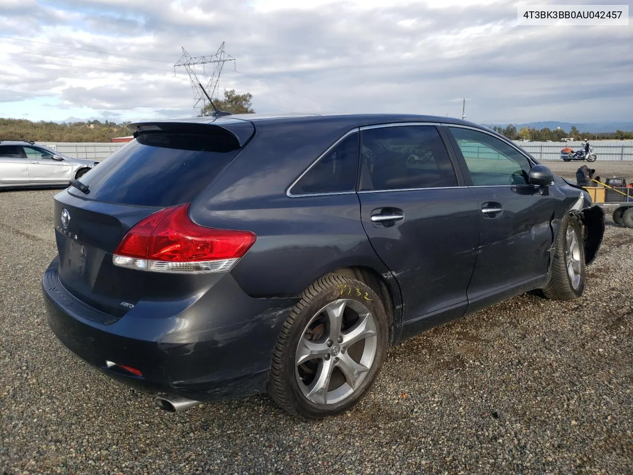 2010 Toyota Venza VIN: 4T3BK3BB0AU042457 Lot: 77832214