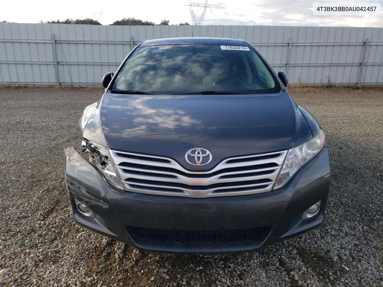 2010 Toyota Venza VIN: 4T3BK3BB0AU042457 Lot: 77832214