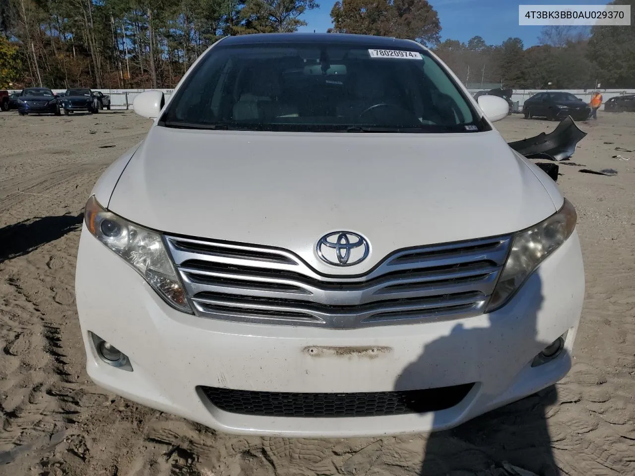 2010 Toyota Venza VIN: 4T3BK3BB0AU029370 Lot: 78020974