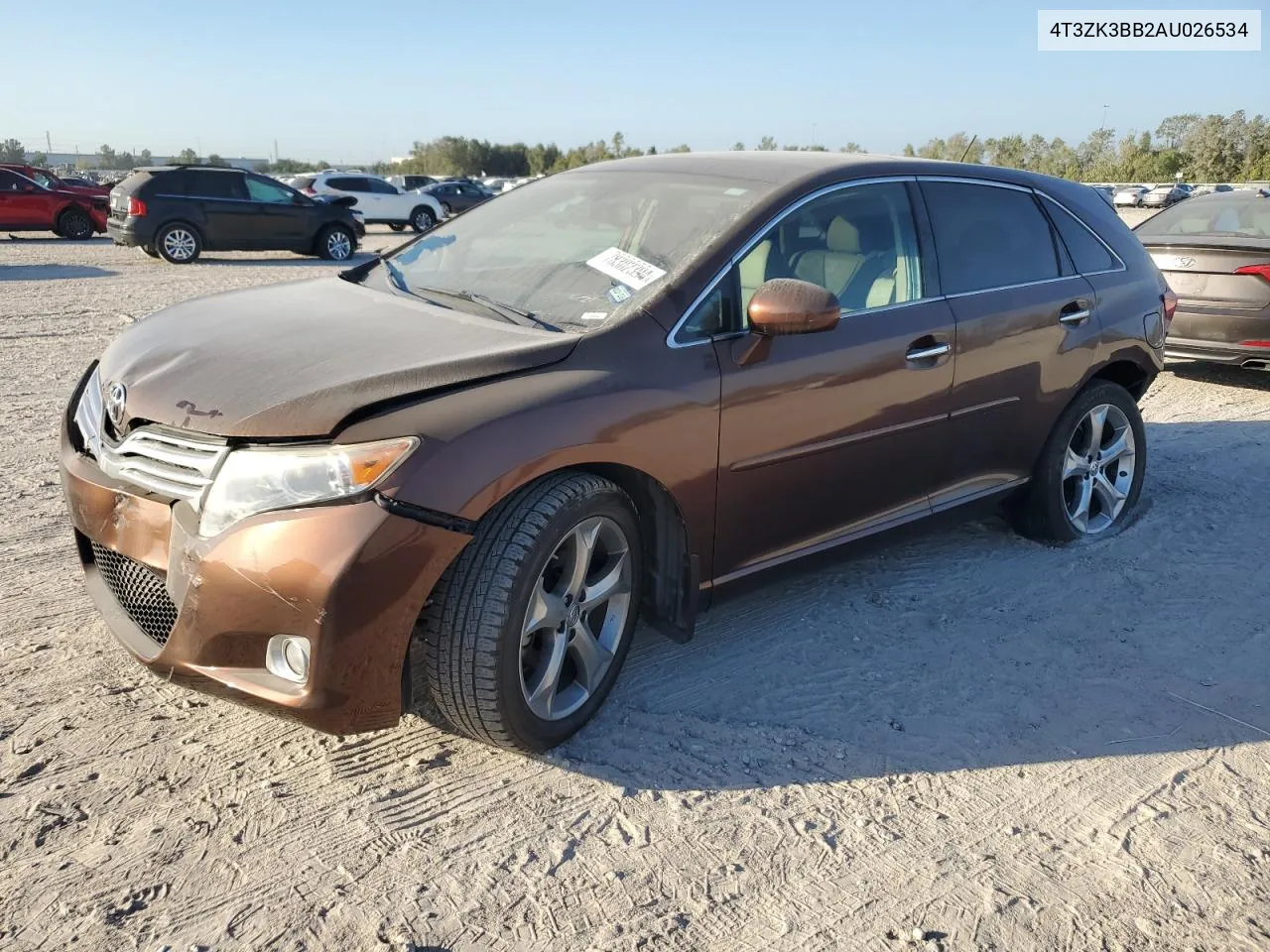 2010 Toyota Venza VIN: 4T3ZK3BB2AU026534 Lot: 78302394